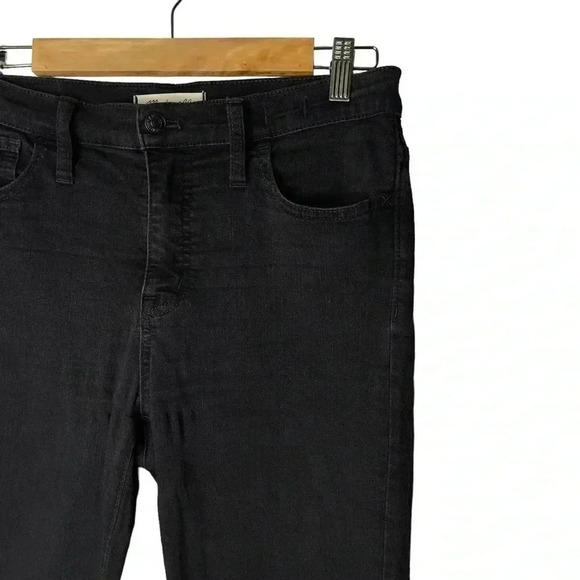 Madewell Roadtripper Skinny Black Stretch High Rise Denim Jeans Size 28 - Picture 6 of 9